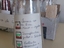 Exemplo de como cada etiqueta fica nos frascos de semente