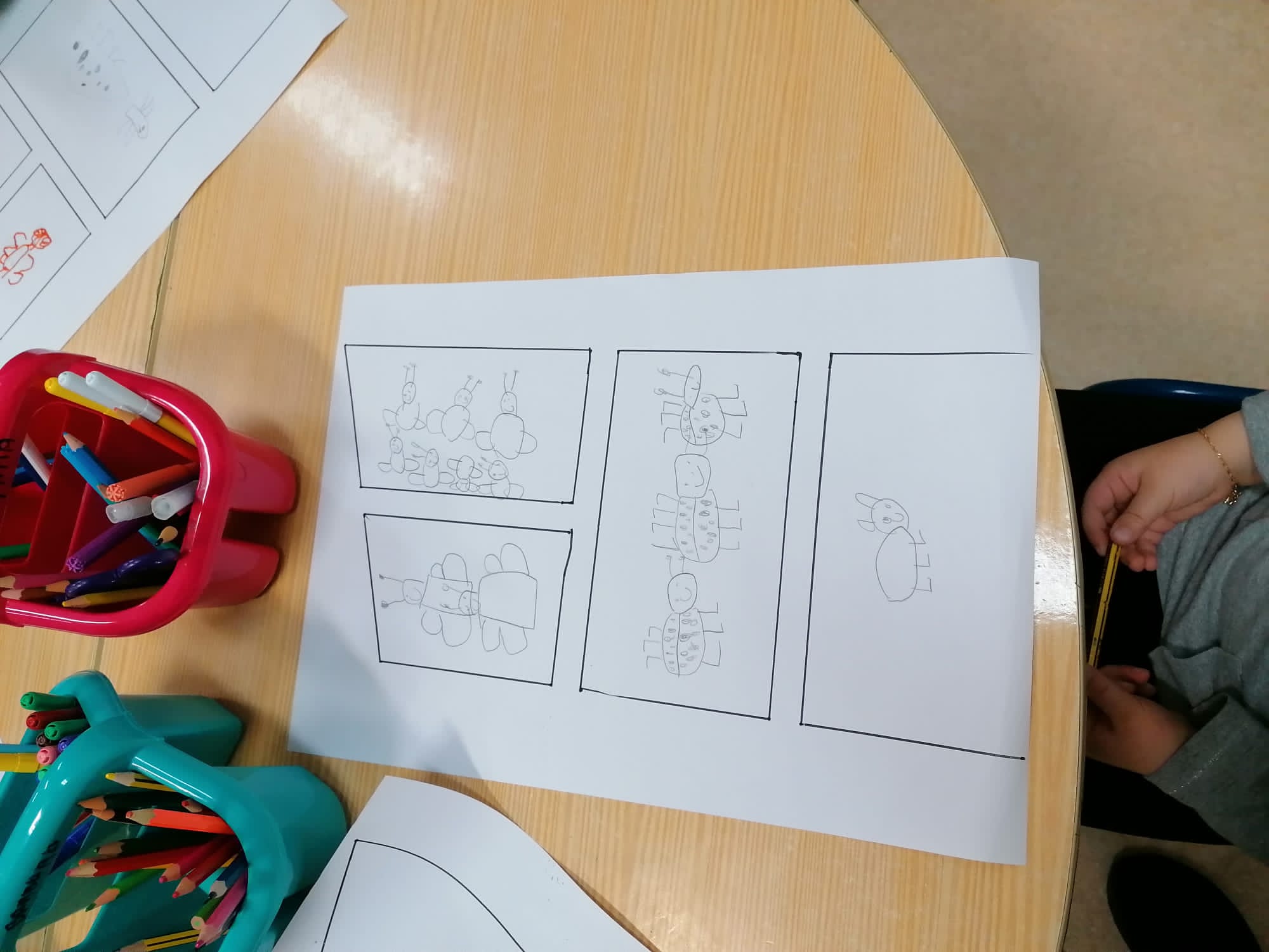 Desenhar a joaninha após a explicação na aula.