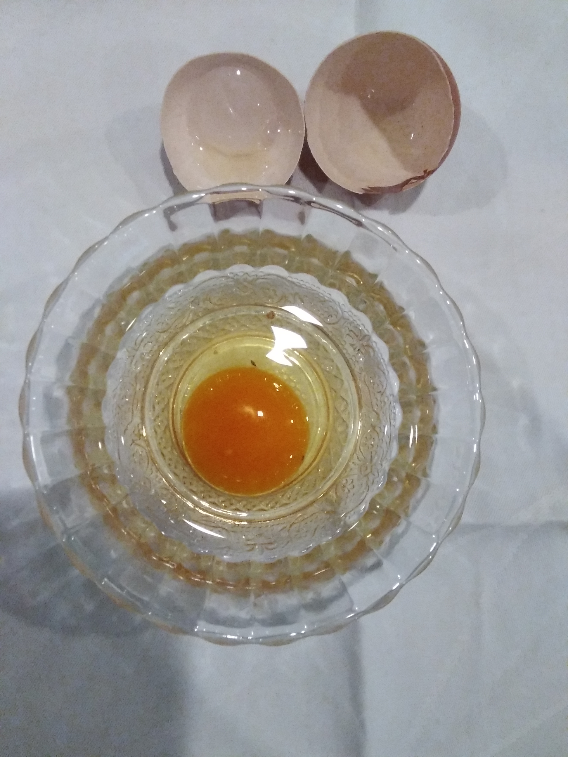 Reutilização das cascas de ovos.